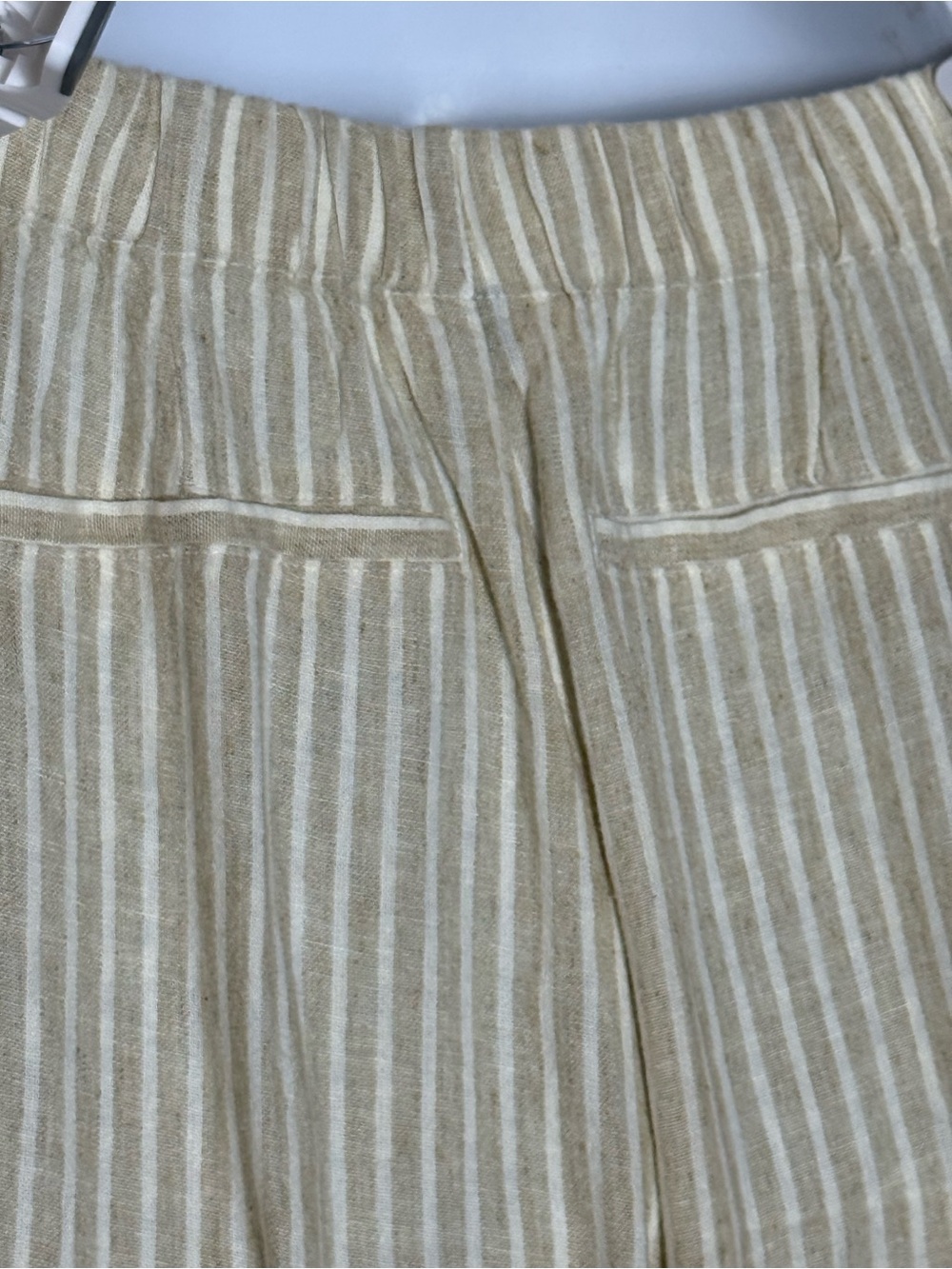 Universal Thread Cream and White Striped Wide-Leg Pants - Picture 7 of 8
